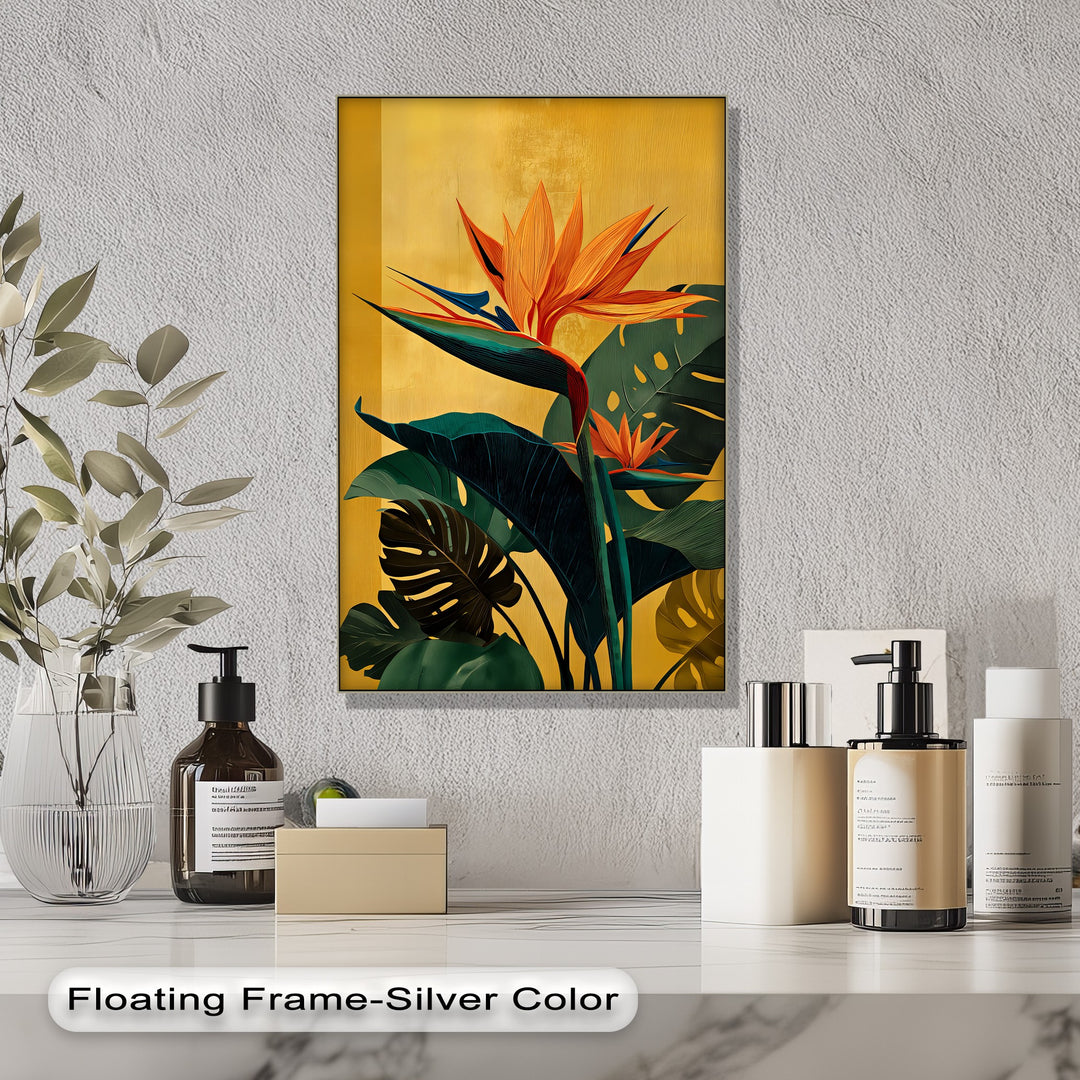 Bird of Paradise - Flower Canvas Wall Art | Framed Wall Art