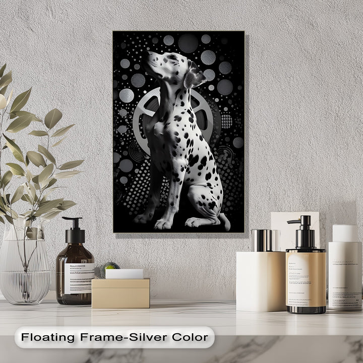 Retro Dalmatian – Puppies Canvas Print
