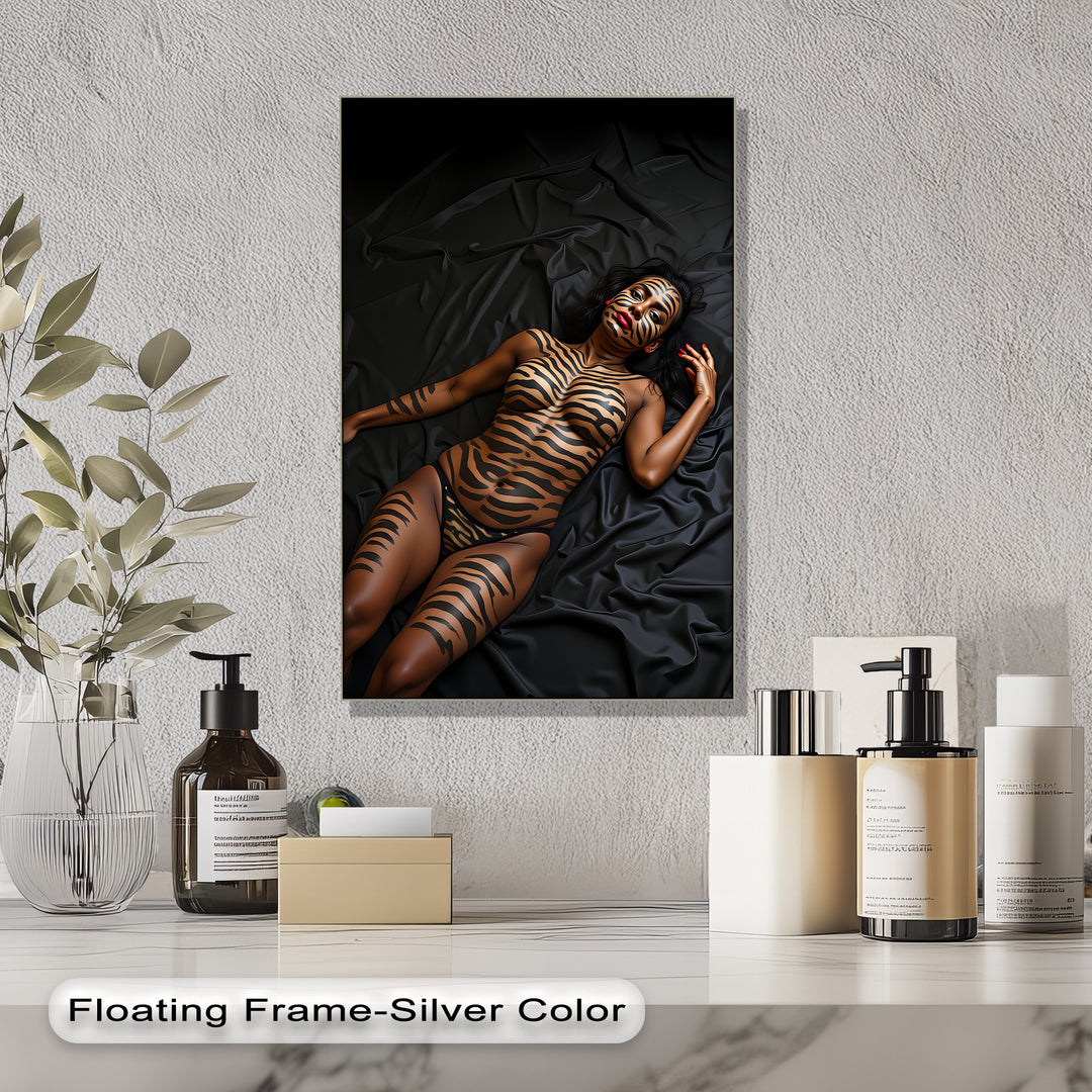 Wild Seduction – Exotic Erotic Framed Canvas Wall Art