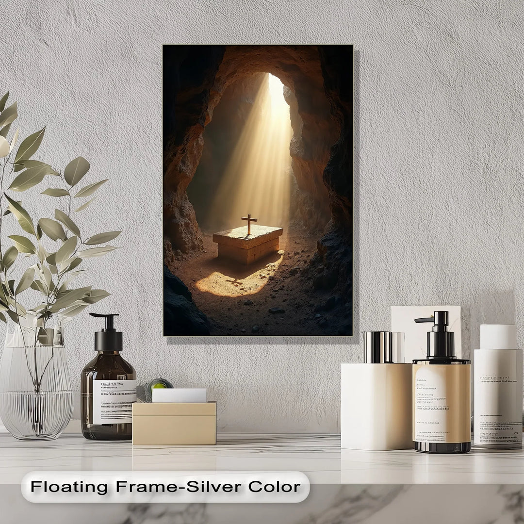 Resurrection Light – Cross in Empty Tomb Canvas Prints - MyPhotoStation
