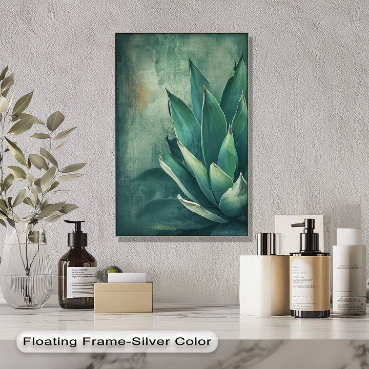 Agave Serenity – Succulent Plant Close-Up Canvas Print - MyPhotoStation