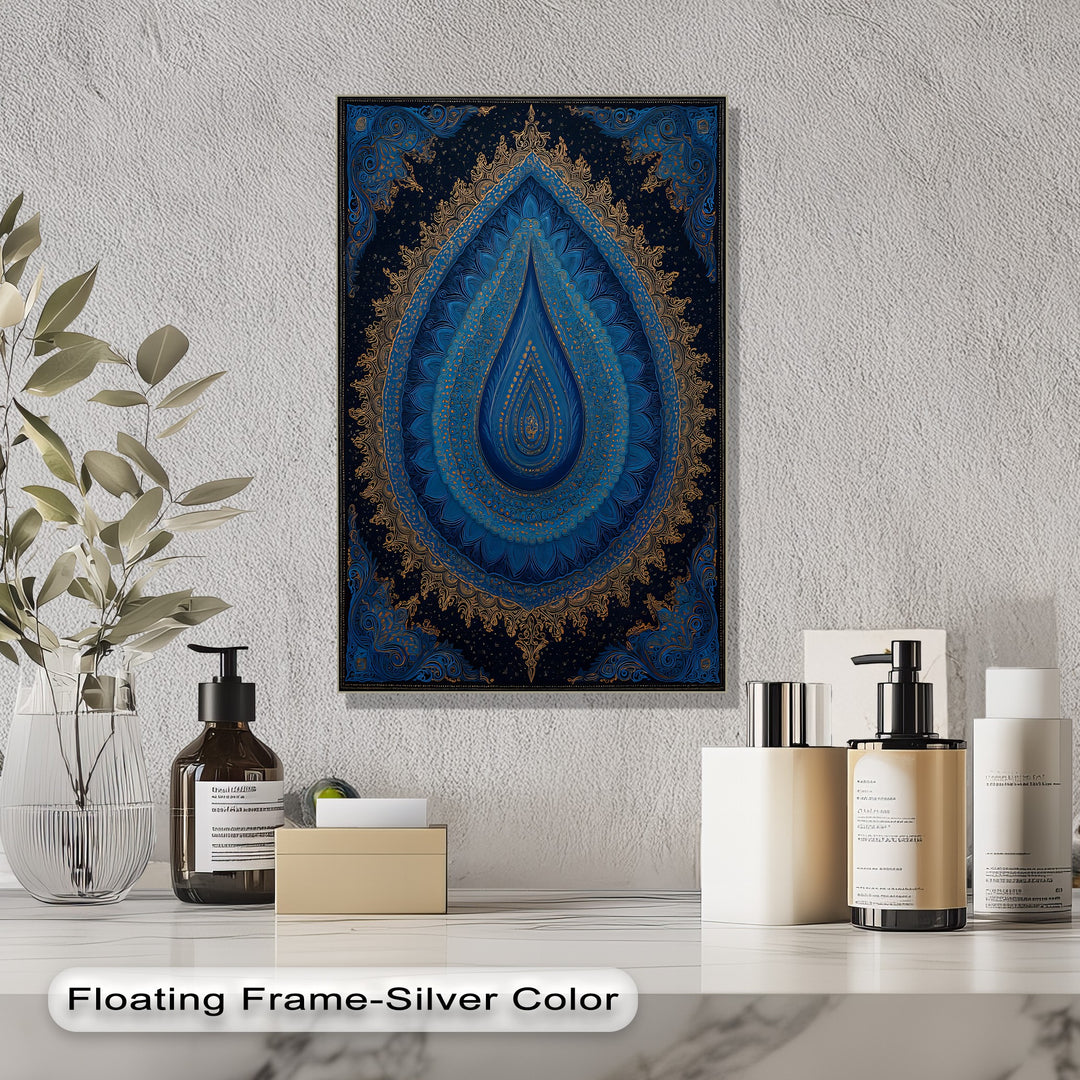 Celestial Elegance – Persian Mandala Canvas Print