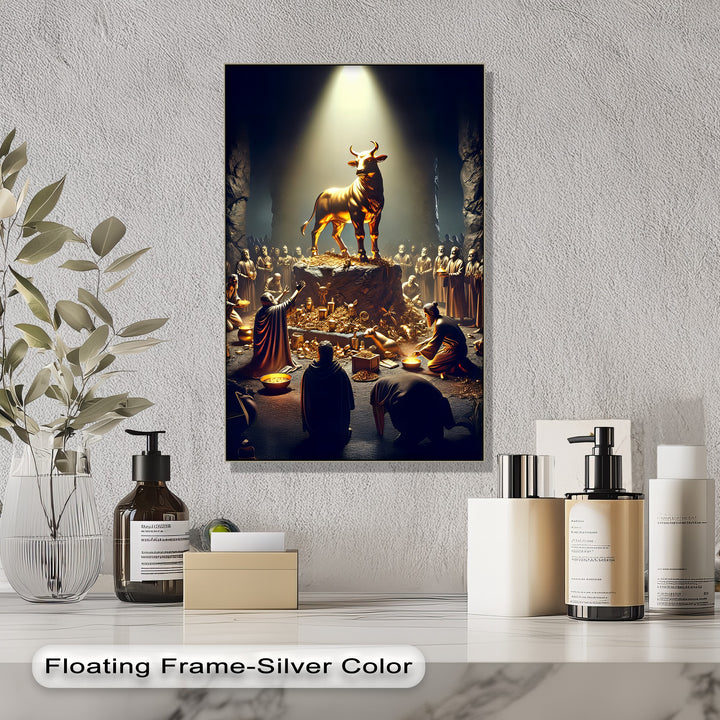 The Golden Calf – Biblical Canvas Wall Art