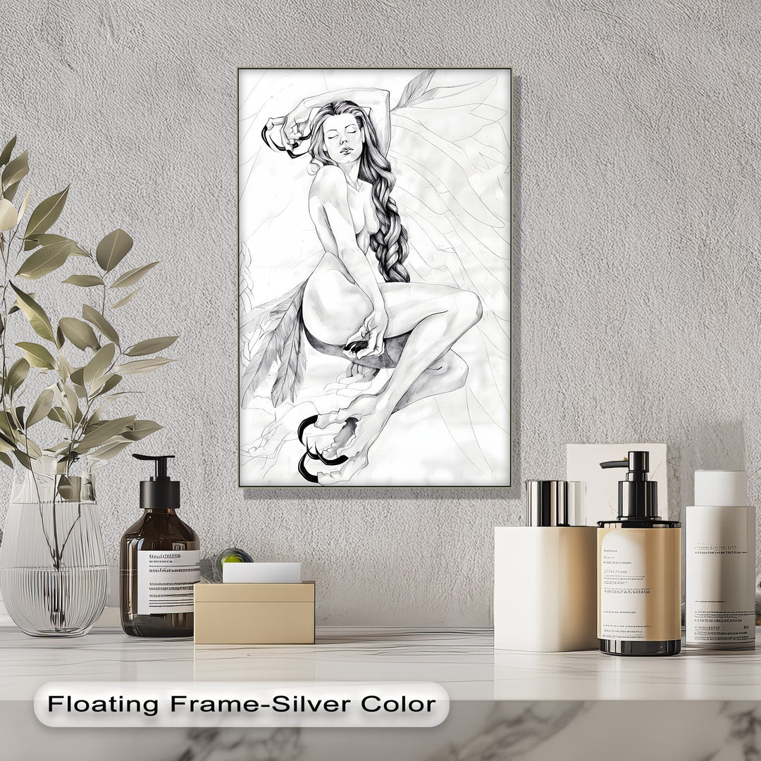 sophisticated canvas collage prints warm ambience living room art