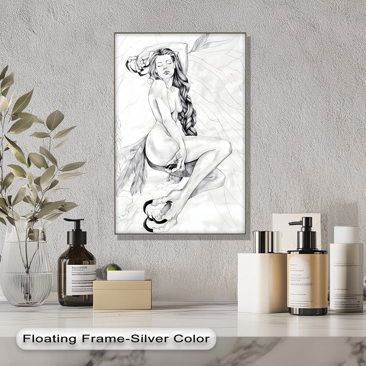 sophisticated canvas collage prints warm ambience living room art