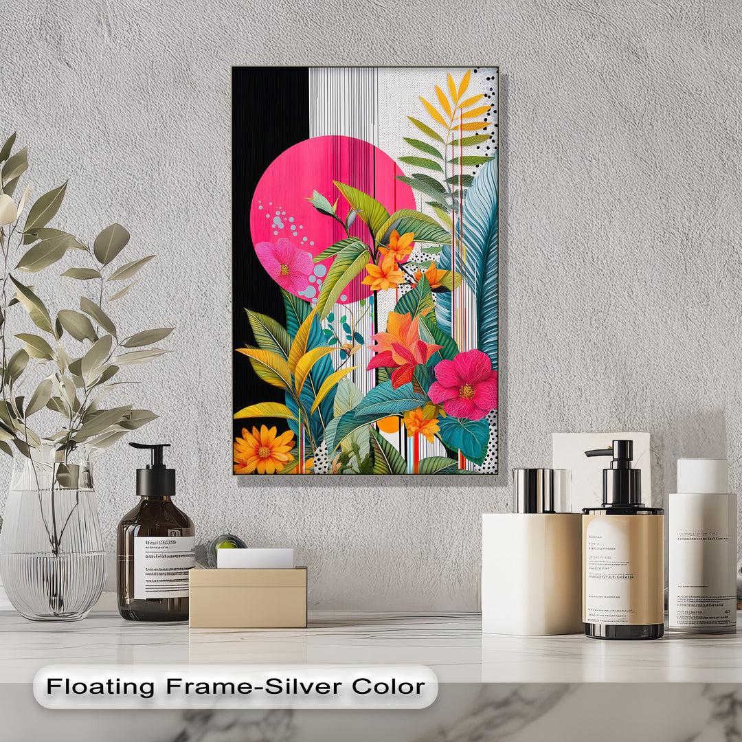 Tropic Pop – Bold Botanical Canvas Print