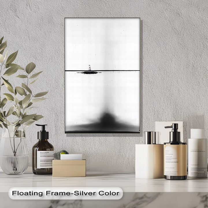 Equilibrium Drop – Minimalist Water Ripple Canvas Prints - MyPhotoStation