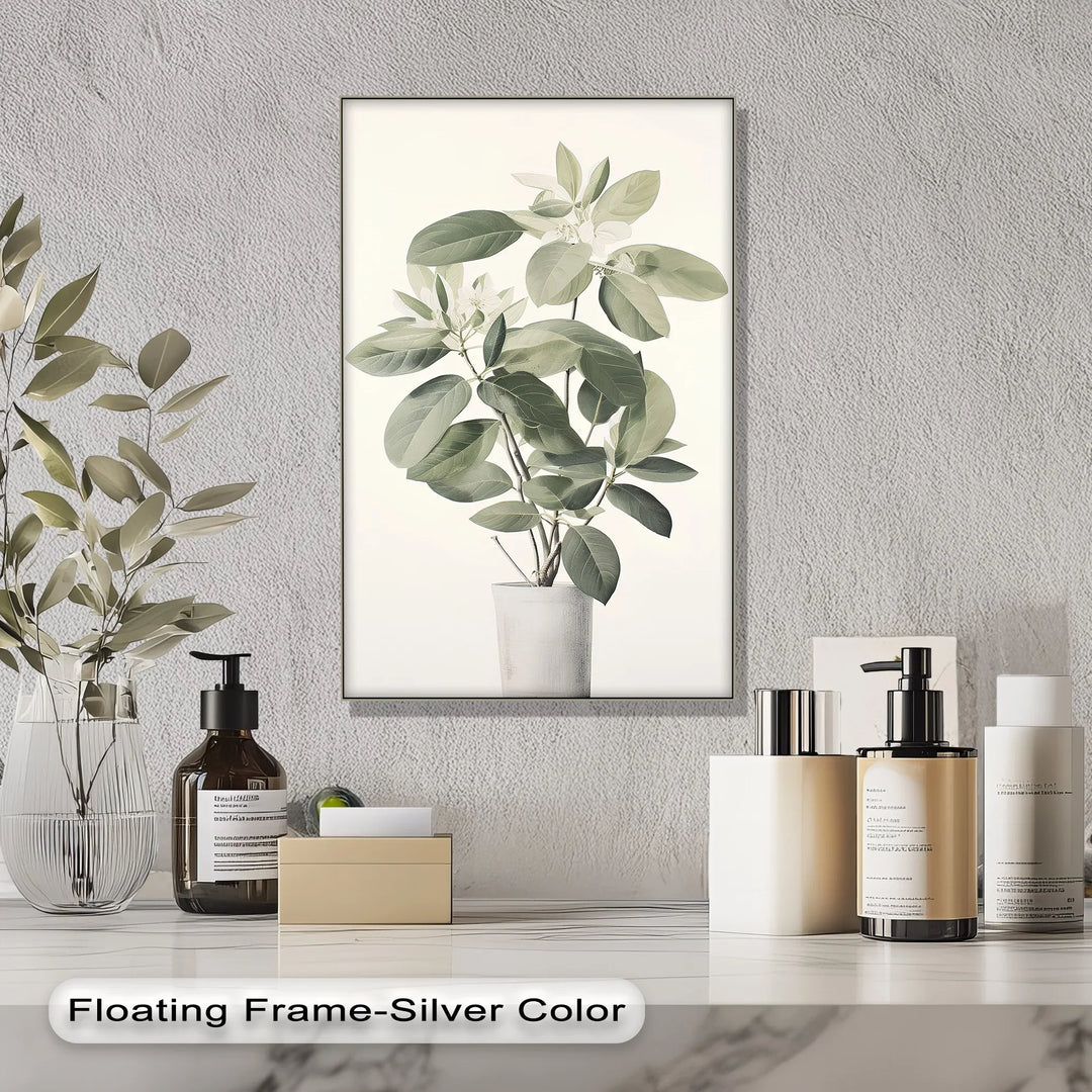 Tranquil Magnolia in Vase – Soft Botanical Canvas Print - MyPhotoStation