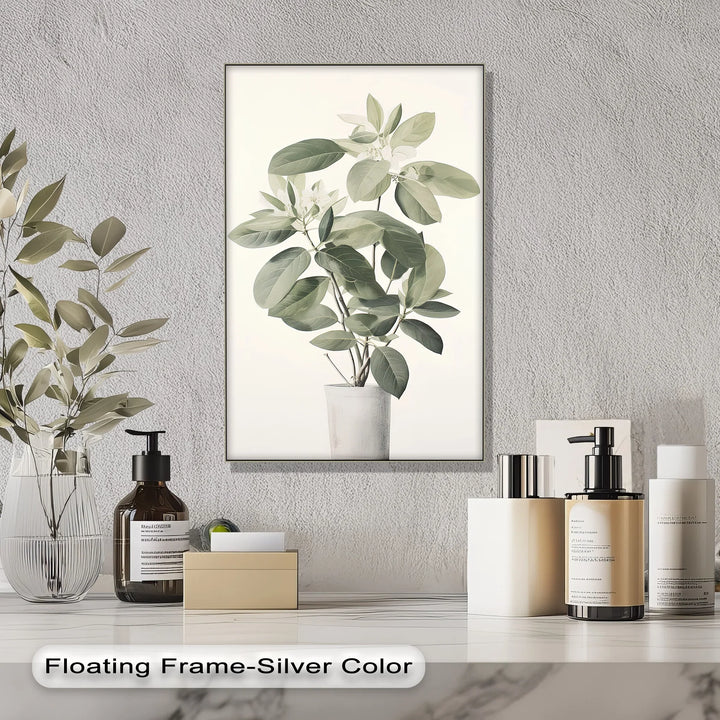 Tranquil Magnolia in Vase – Soft Botanical Canvas Print - MyPhotoStation