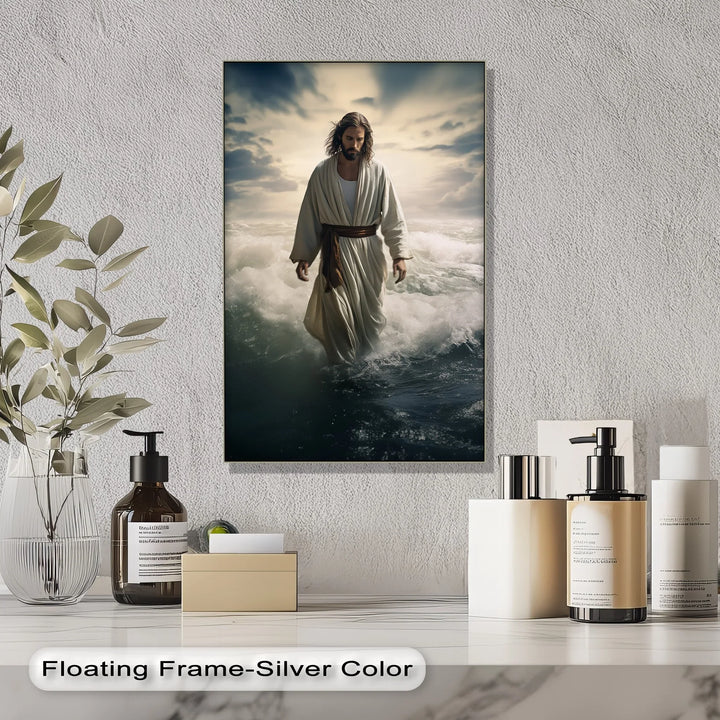 Faith on the Waves – Jesus Walking on Water Canvas Prints - MyPhotoStation