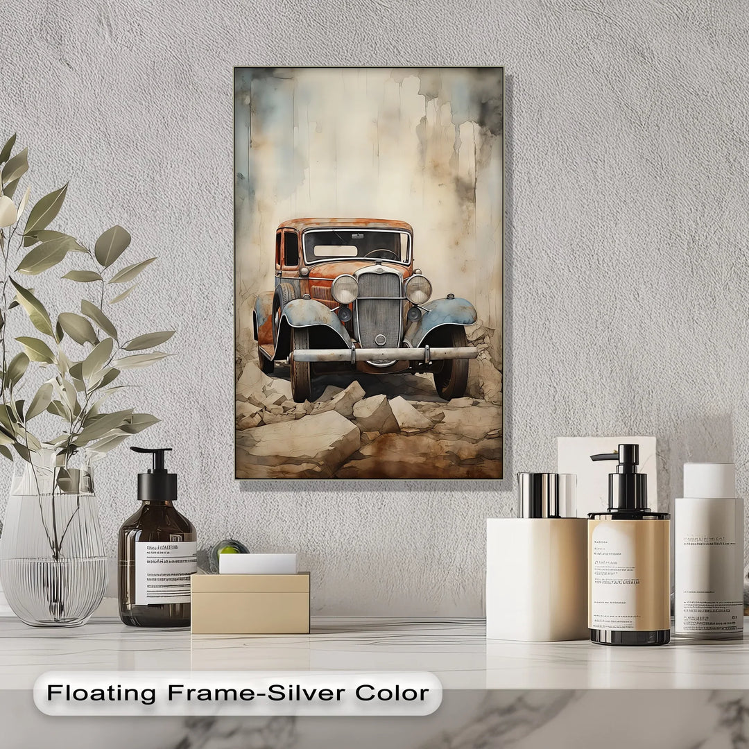 Vintage Rusty Car – Car Canvas Print - MyPhotoStation