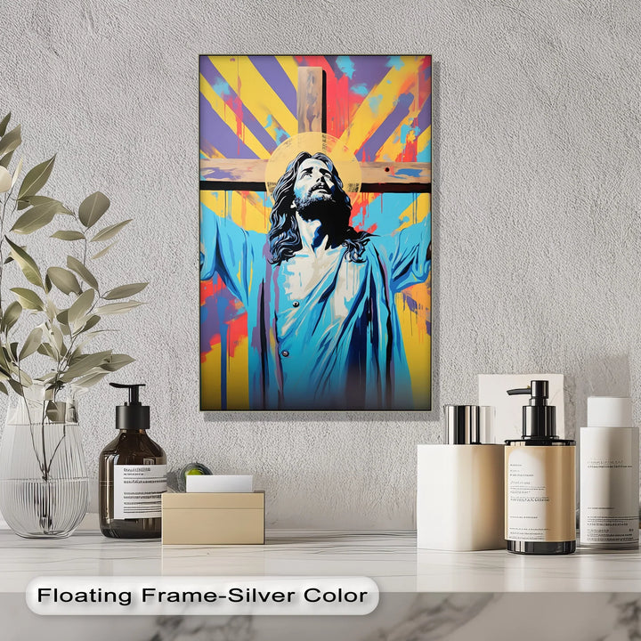 Radiant Savior – Modern Jesus Canvas Prints - MyPhotoStation