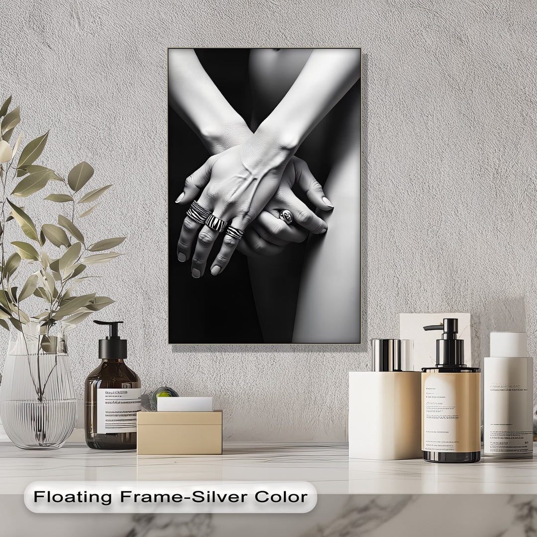 Silent Touch – Erotic Canvas Print