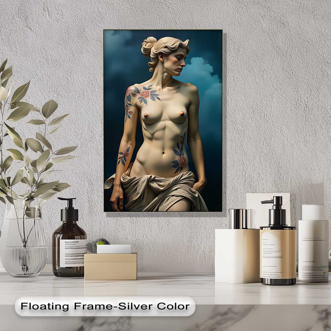 Floral Reverie – Erotic Canvas Wall Art | Large Framed Wall Art