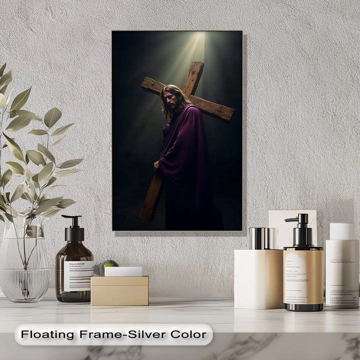 Burden of Grace – Jesus Carrying the Cross Canvas Prints - MyPhotoStation