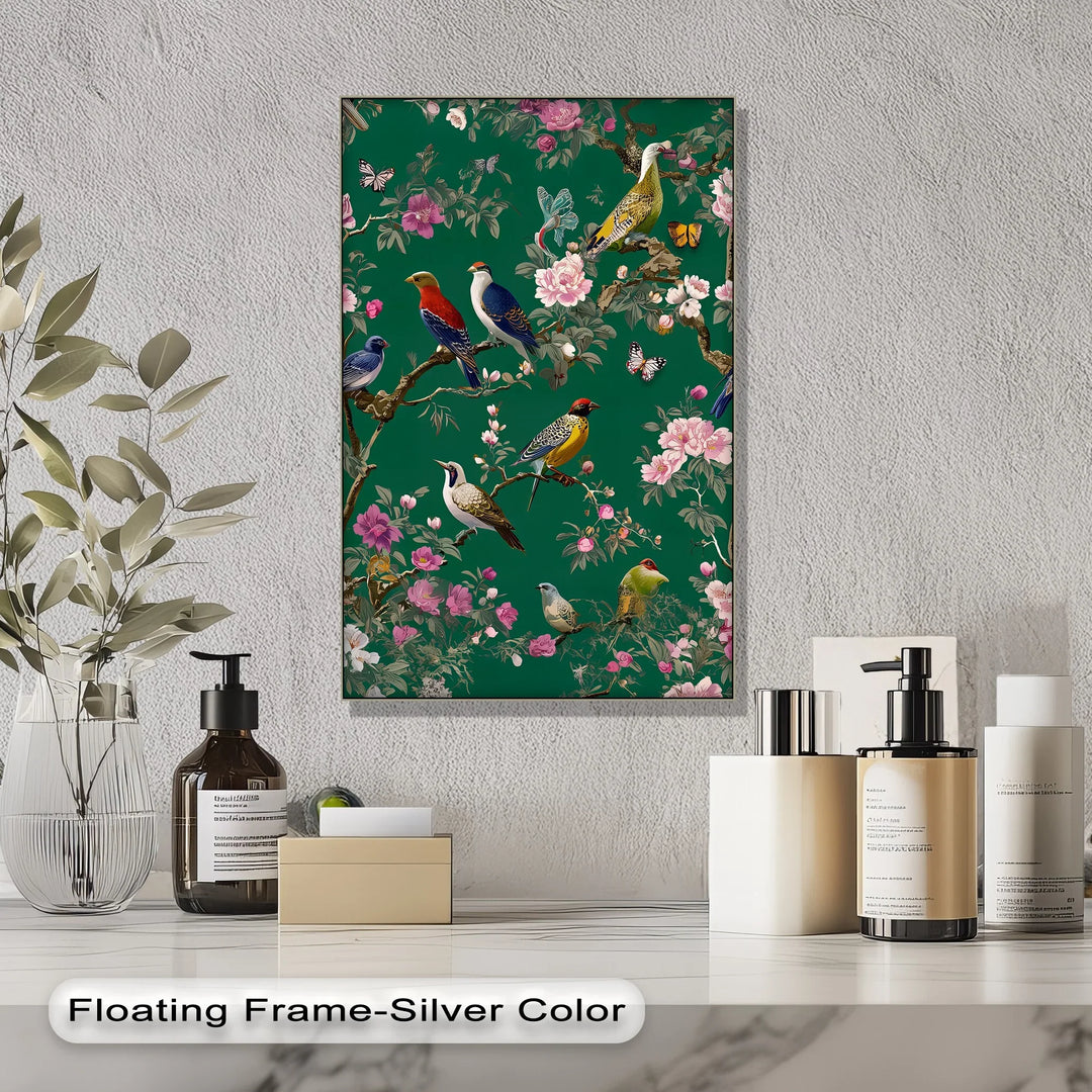 Songbirds and Blossoms – Chino Canvas Print