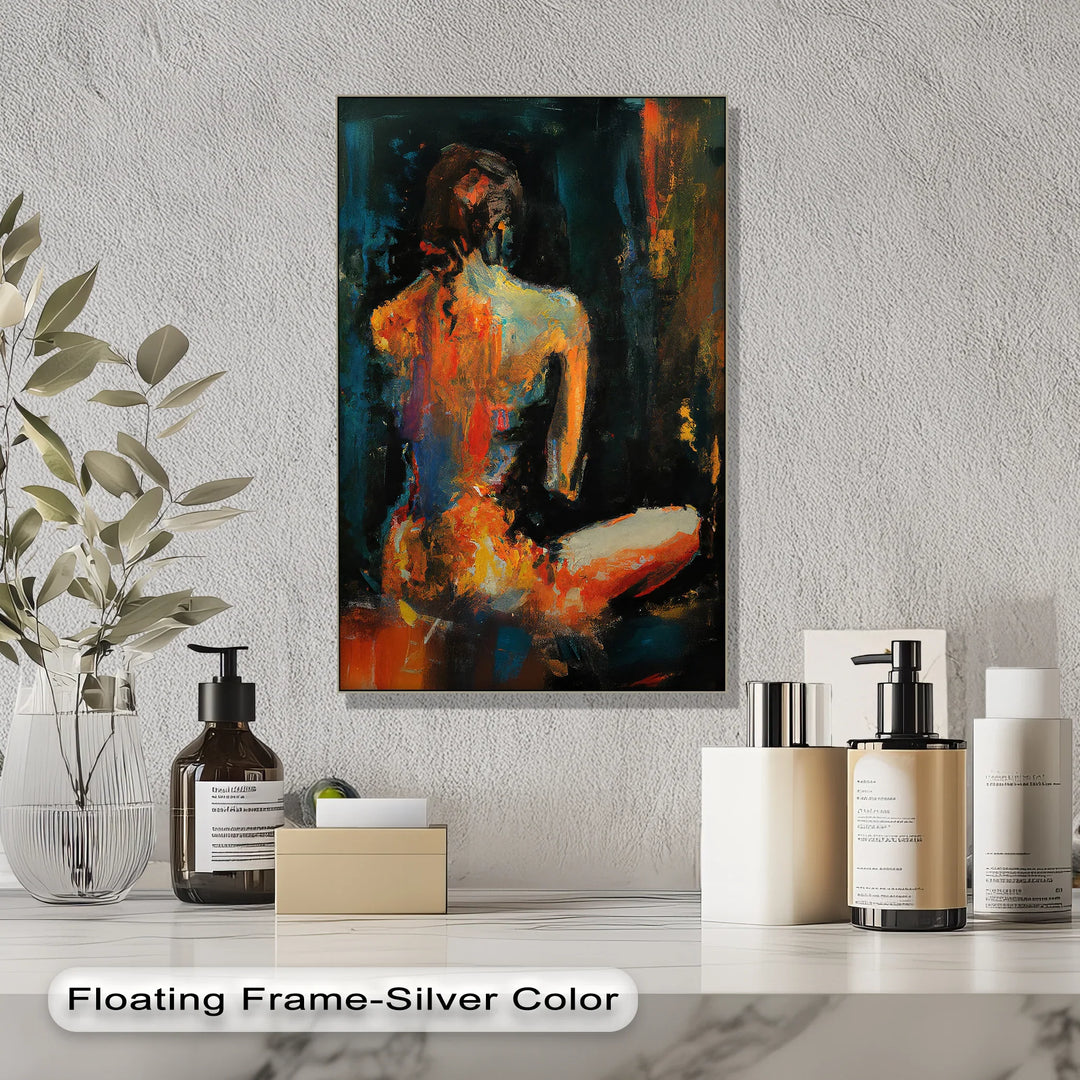 Mystique in Shadows – Abstract Female Nude Canvas Print - MyPhotoStation