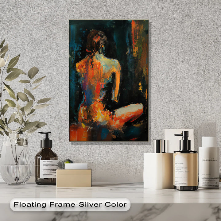 Mystique in Shadows – Abstract Female Nude Canvas Print - MyPhotoStation