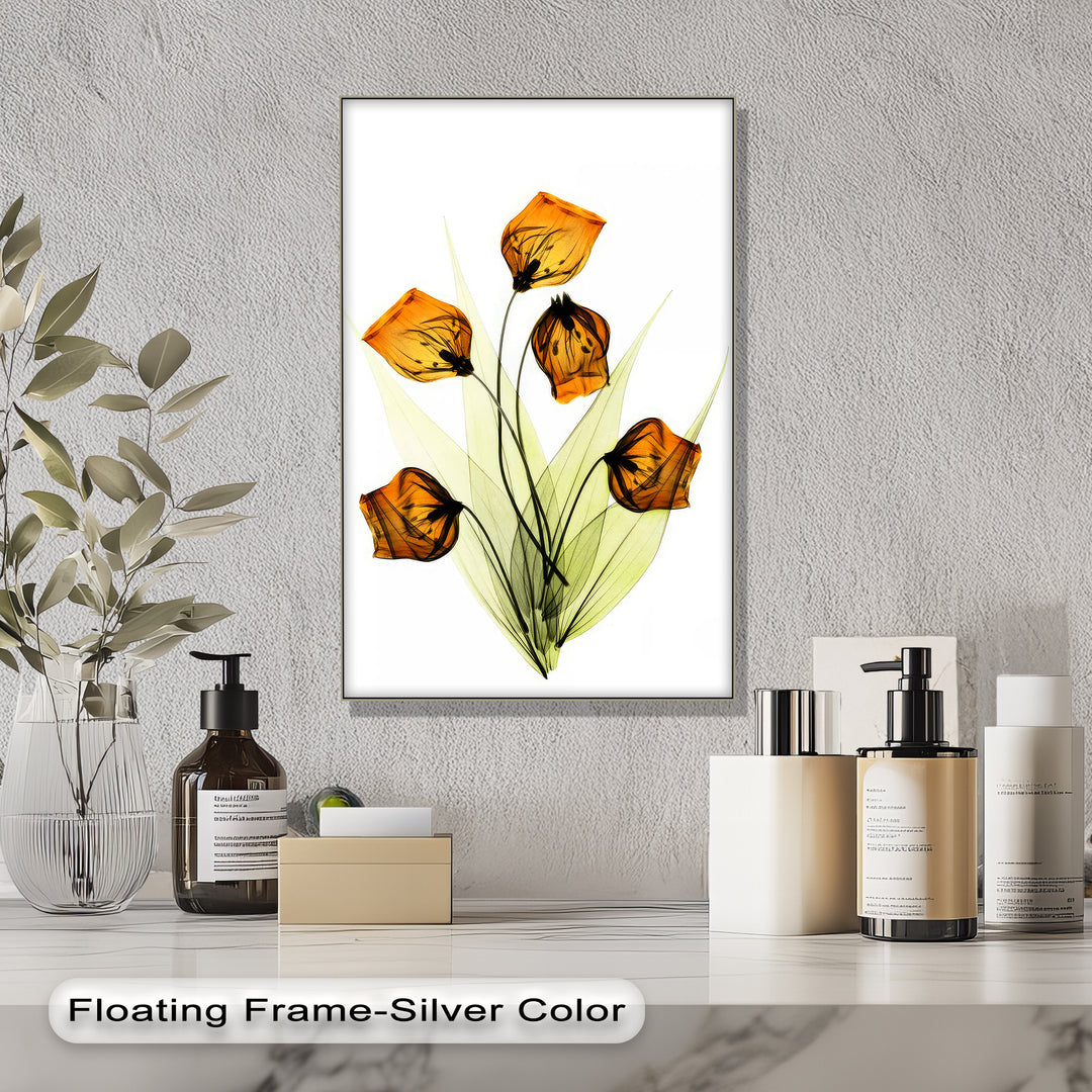 Winterliche Ruhe – Japanische Frau im blauen Kimono, Leinwanddruck | Gerahmtes Kunstwerk