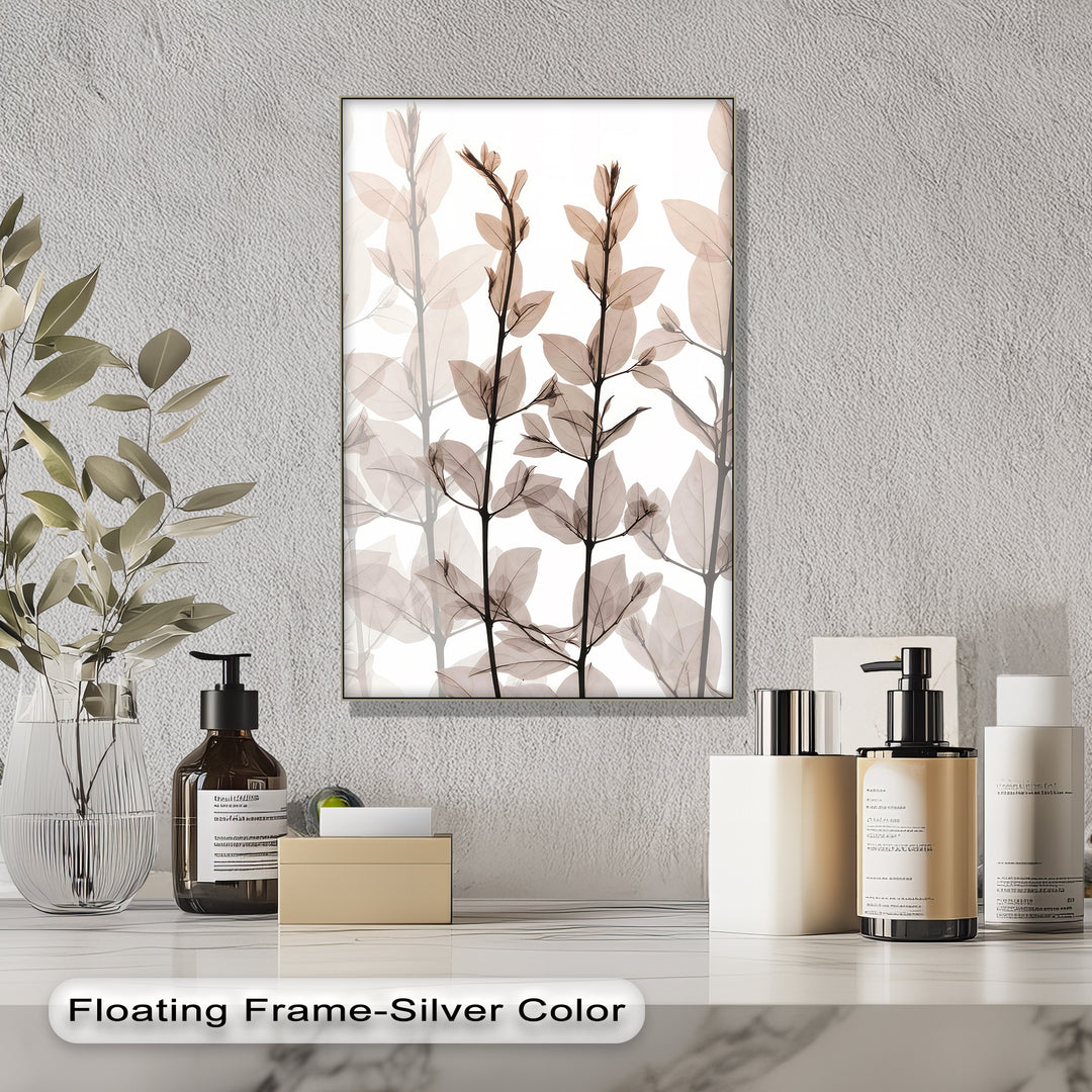 Winterliche Ruhe – Japanische Frau im blauen Kimono, Leinwanddruck | Gerahmtes Kunstwerk