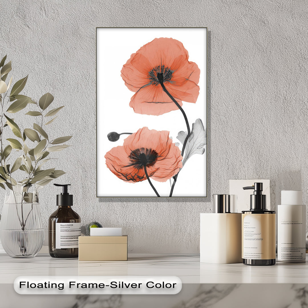 Winterliche Ruhe – Japanische Frau im blauen Kimono, Leinwanddruck | Gerahmtes Kunstwerk