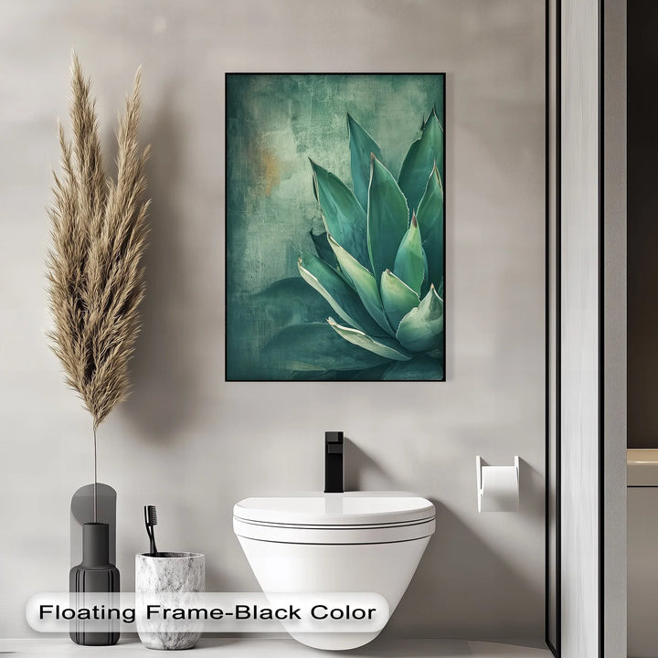 Agave Serenity – Succulent Plant Close-Up Canvas Print - MyPhotoStation