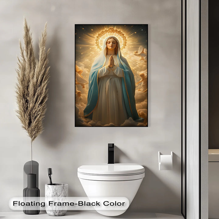 Queen of Heaven – Virgin Mary Canvas Art Print - MyPhotoStation