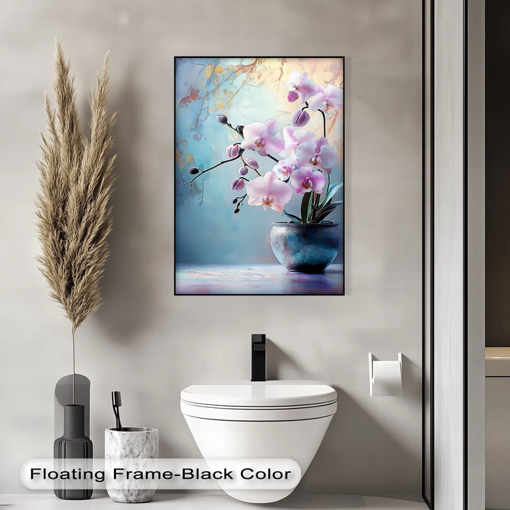 Tranquil Orchid Elegance – Delicate Pink Orchid Canvas Wall Art - MyPhotoStation