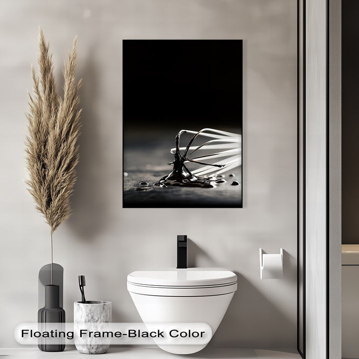 Whisked Elegance – Dark Chocolate Drizzle Canvas Prints