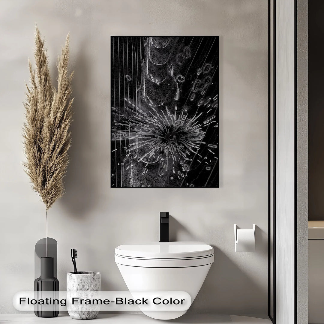 Dark Pulse – Abstract Energy Burst Canvas Prints - MyPhotoStation