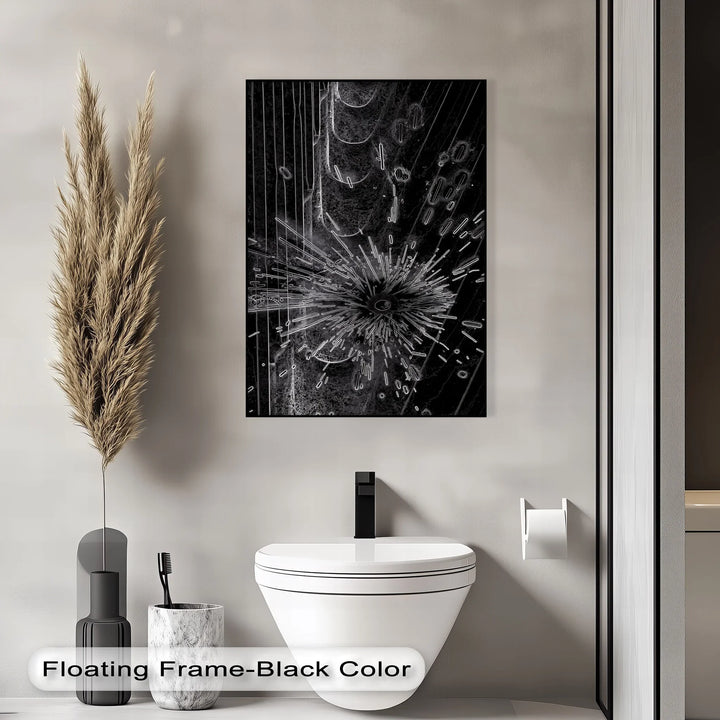 Dark Pulse – Abstract Energy Burst Canvas Prints - MyPhotoStation