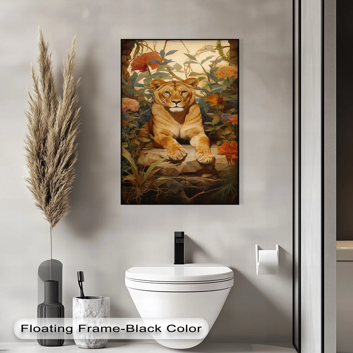 Queen of the Jungle Repose – Animal Canvas Print - MyPhotoStation