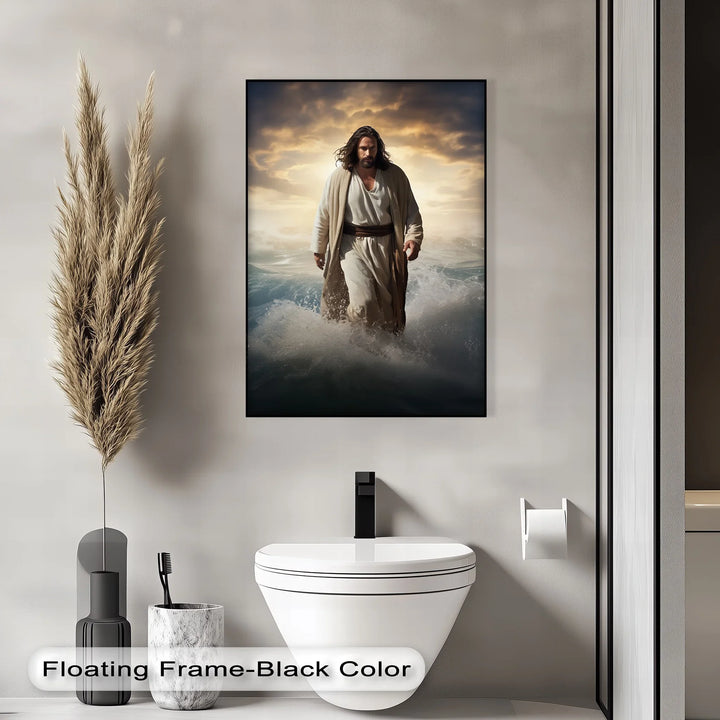 Divine Path – Jesus on the Sea Canvas Prints - MyPhotoStation