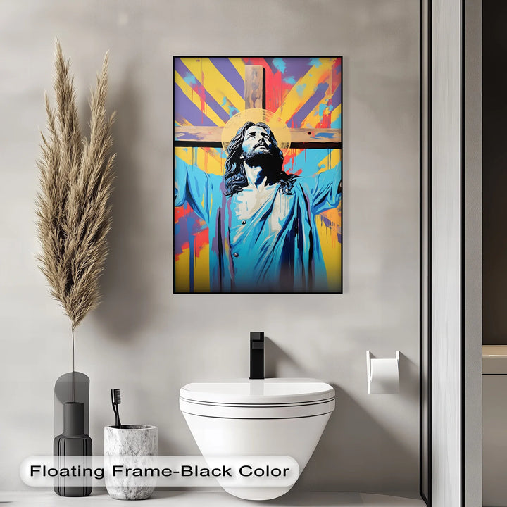 Radiant Savior – Modern Jesus Canvas Prints - MyPhotoStation