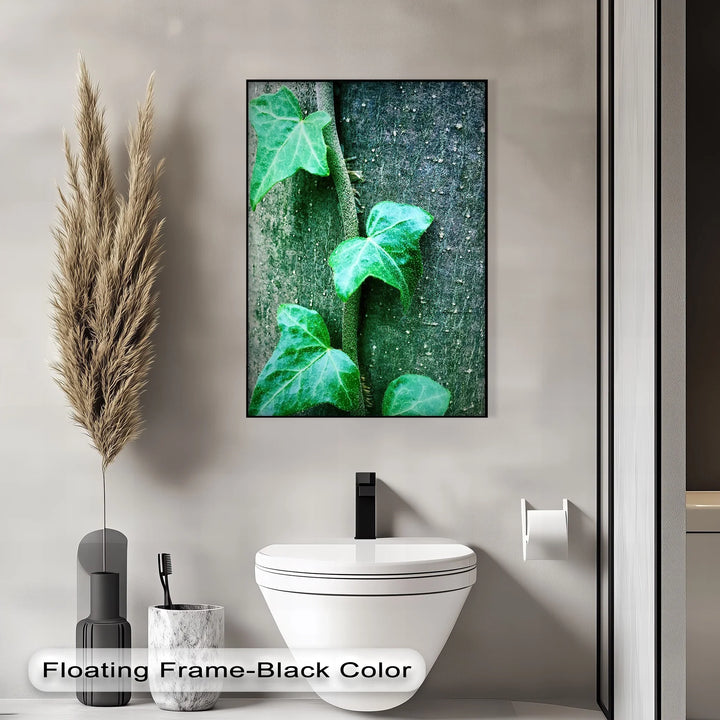 Climbing Ivy Close-Up – Nature Green Canvas Print - MyPhotoStation