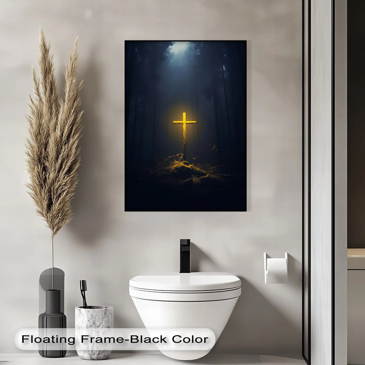 Light in the Darkness – Illuminated Cross Canvas Prints - MyPhotoStation