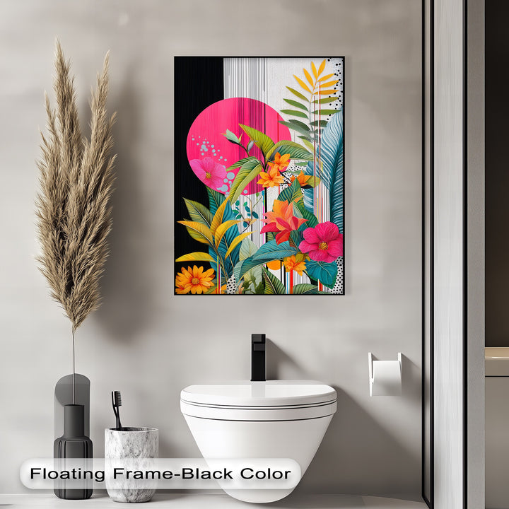 Tropic Pop – Bold Botanical Canvas Print
