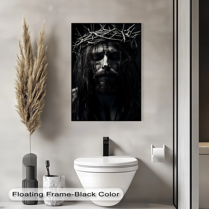Silent Redemption – Jesus with Crown of Thorns Canvas Prints - MyPhotoStation