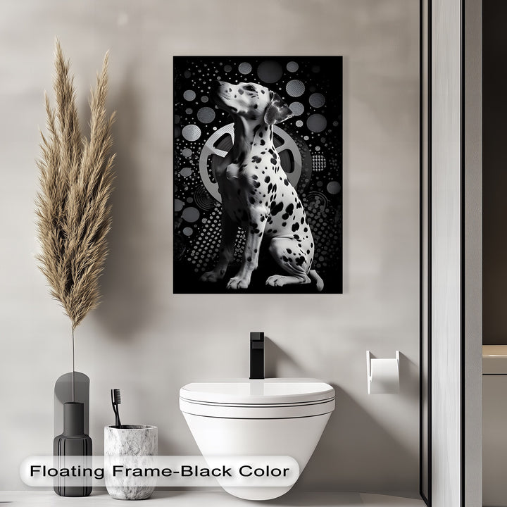 Retro Dalmatian – Puppies Canvas Print