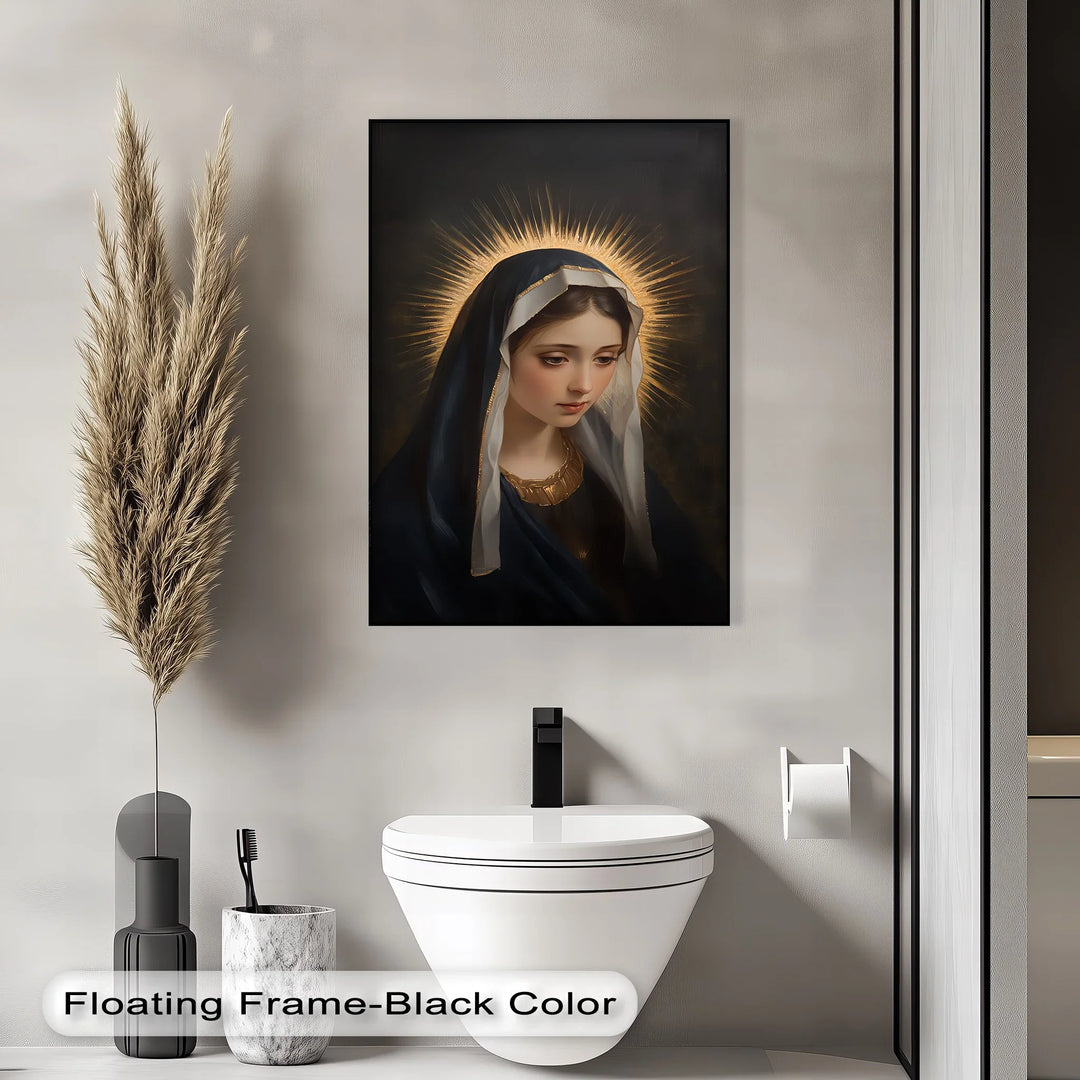 Holy Light – Virgin Mary Canvas Wall Art - MyPhotoStation
