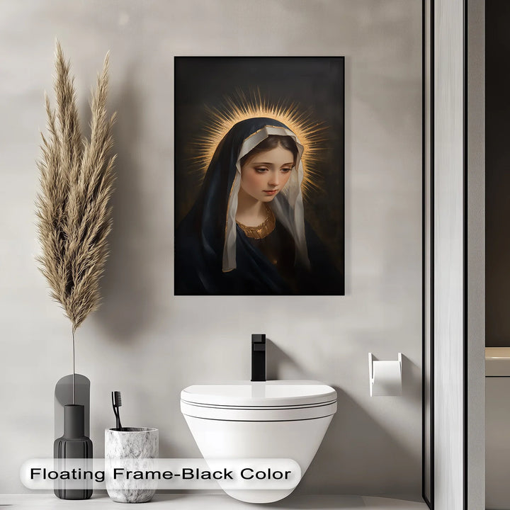 Holy Light – Virgin Mary Canvas Wall Art - MyPhotoStation