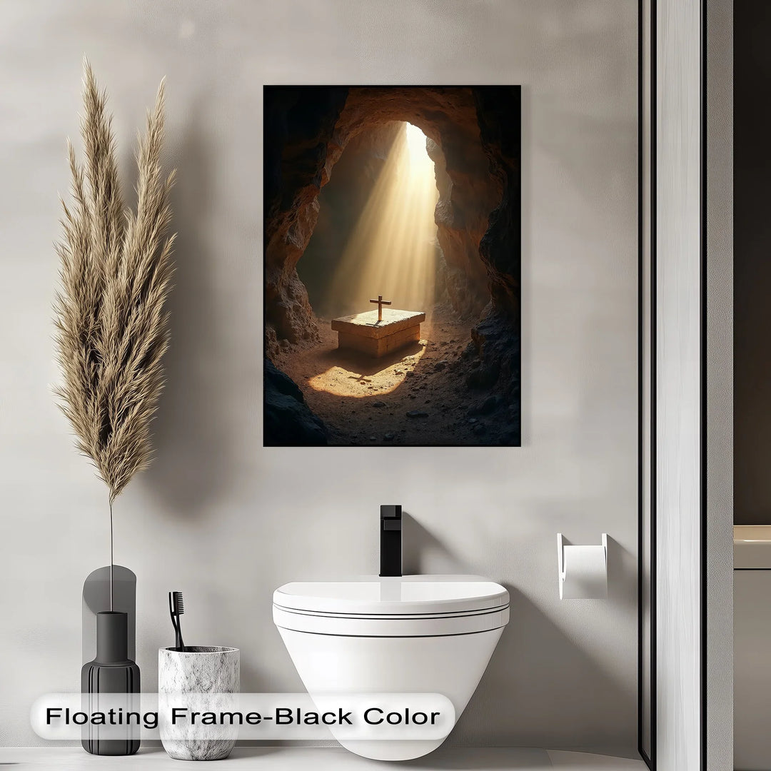 Resurrection Light – Cross in Empty Tomb Canvas Prints - MyPhotoStation