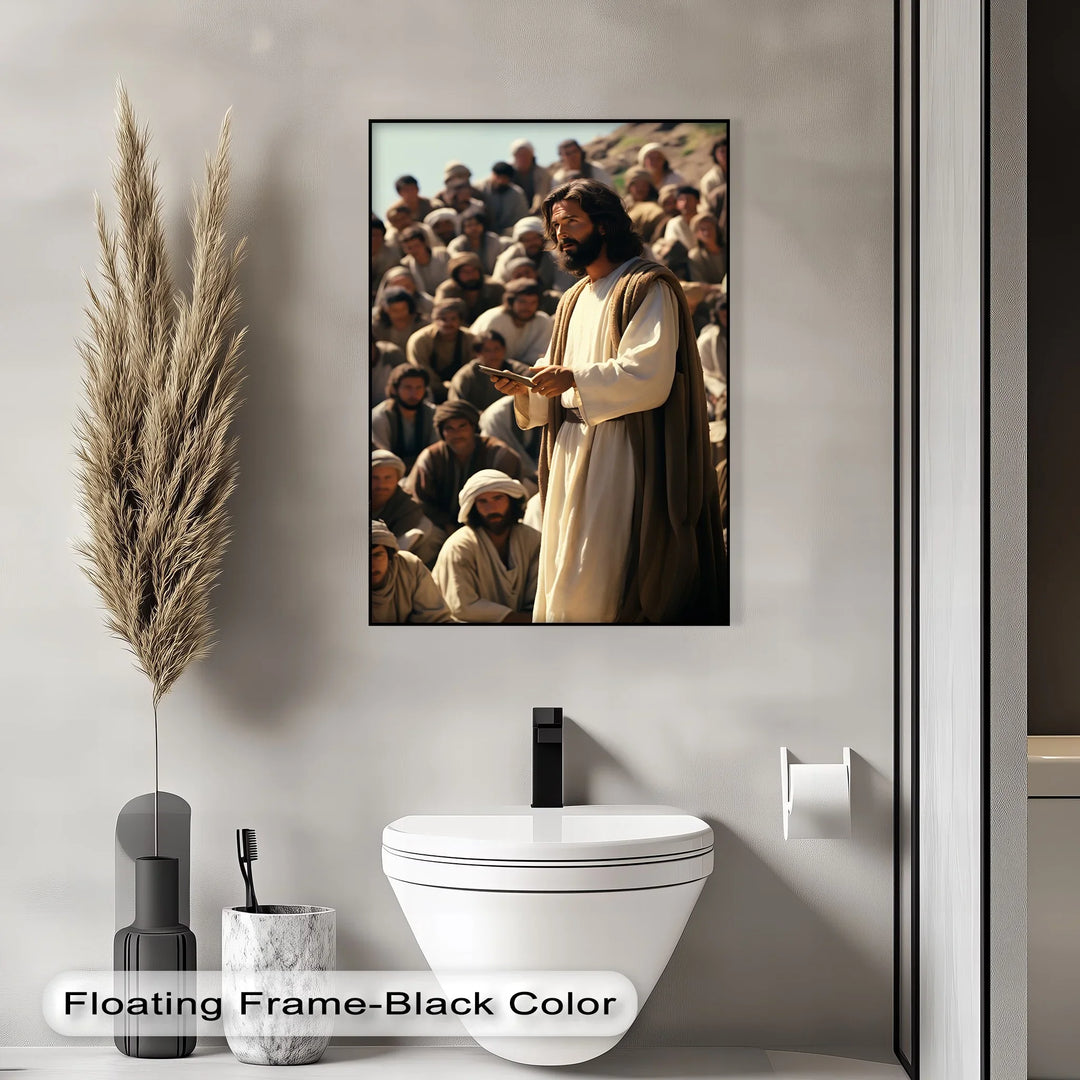 The Teacher’s Voice – Jesus Preaching to the Multitude Canvas Prints - MyPhotoStation