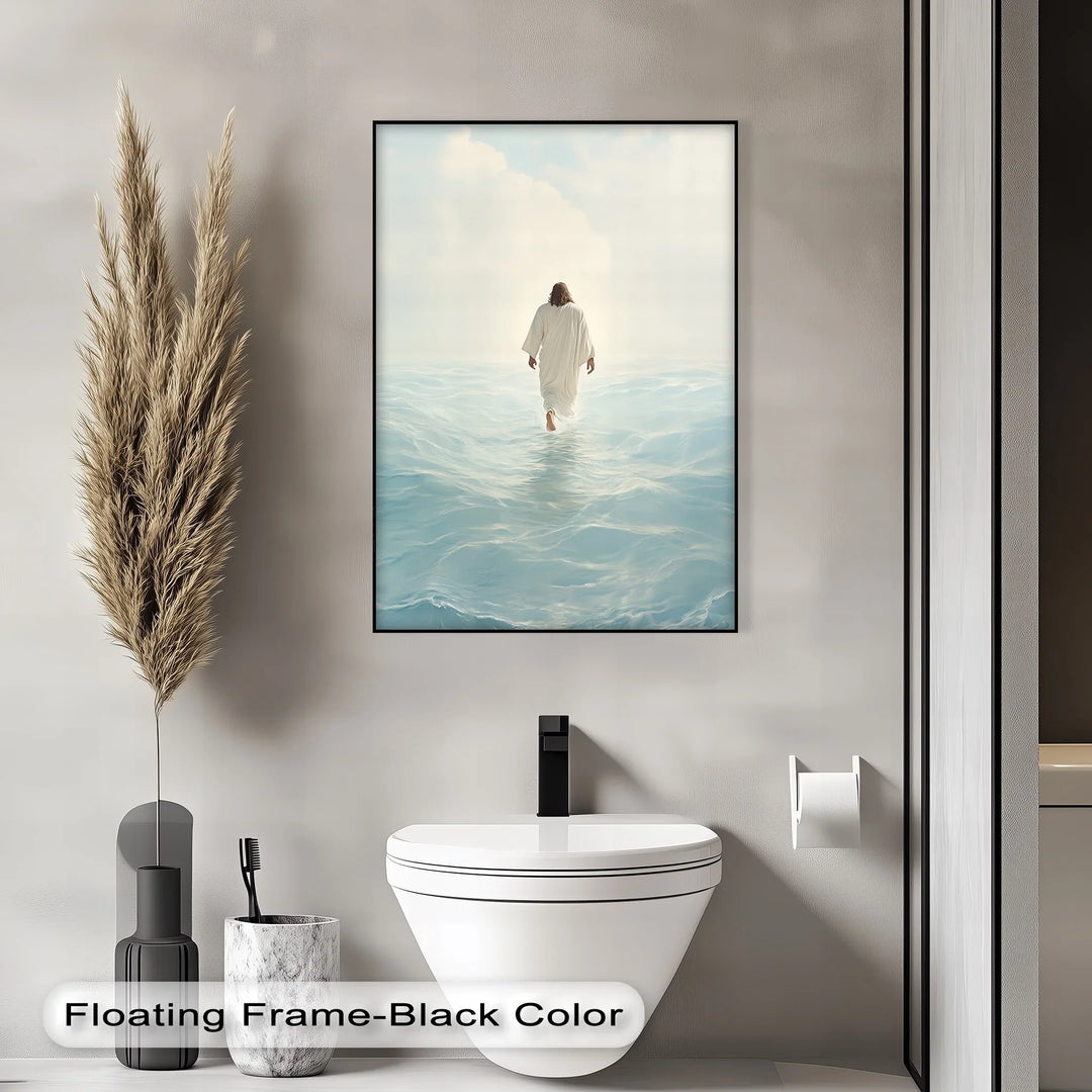 Divine Calm – Jesus Walking on Water Canvas Print - MyPhotoStation