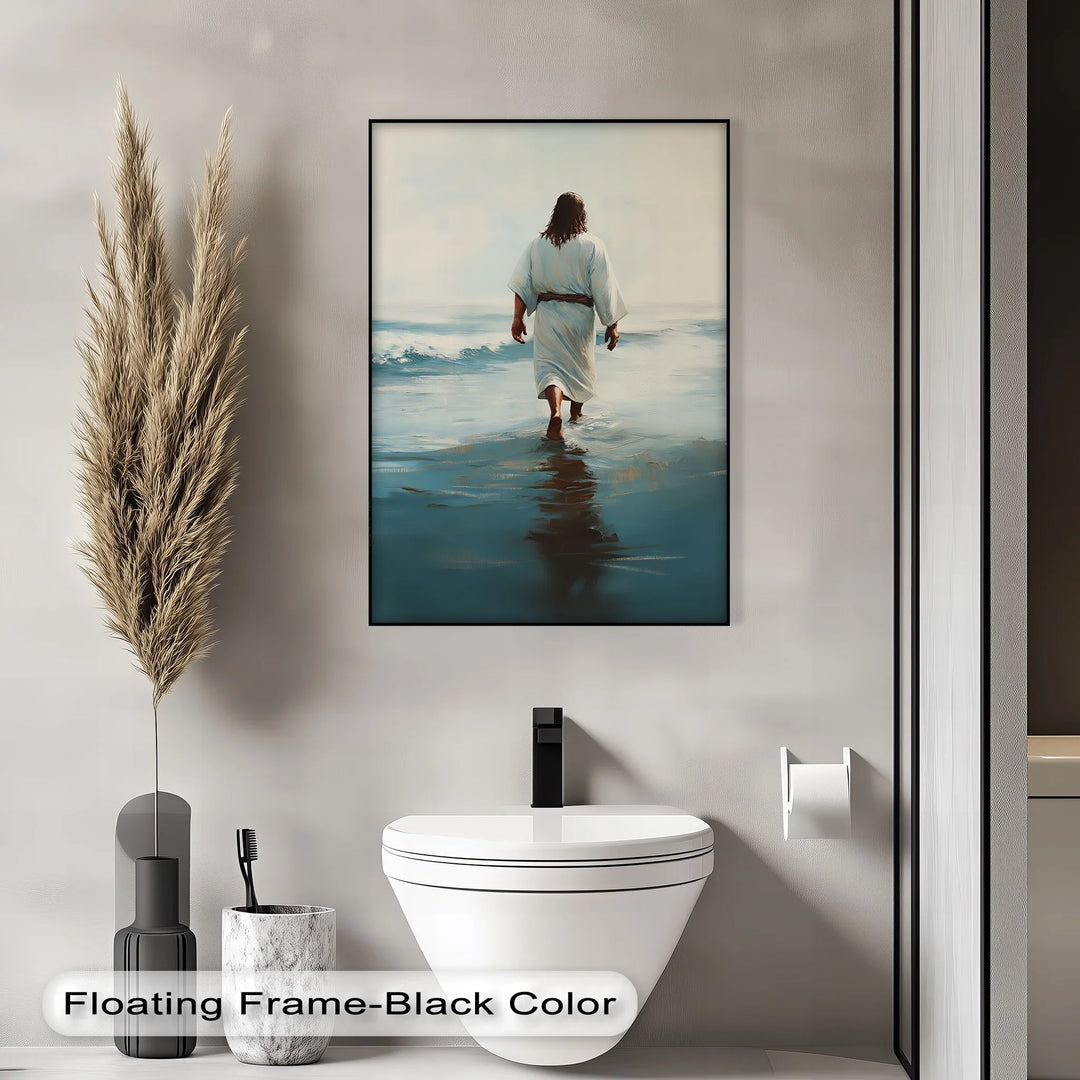Divine Path – Jesus Walking on Water Canvas Prints - MyPhotoStation