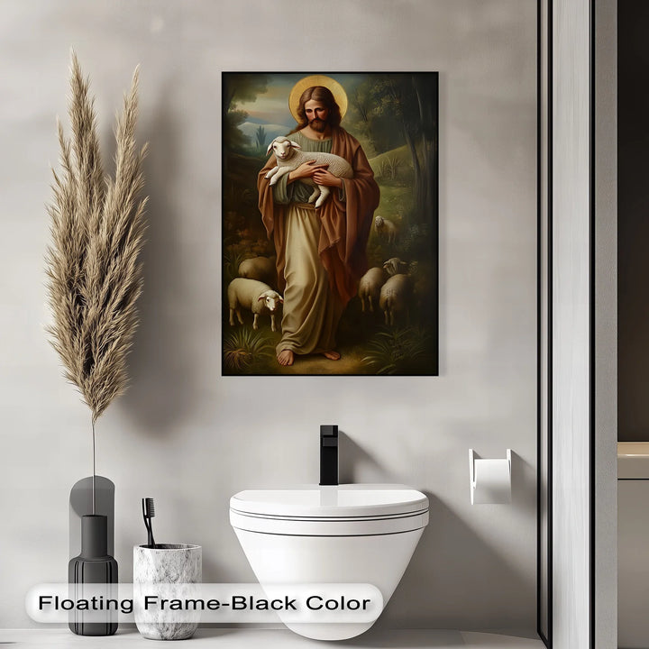 The Good Shepherd – Jesus with Lamb Canvas Prints - MyPhotoStation