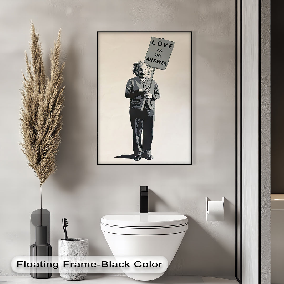 Winterliche Ruhe – Japanische Frau im blauen Kimono, Leinwanddruck | Gerahmtes Kunstwerk