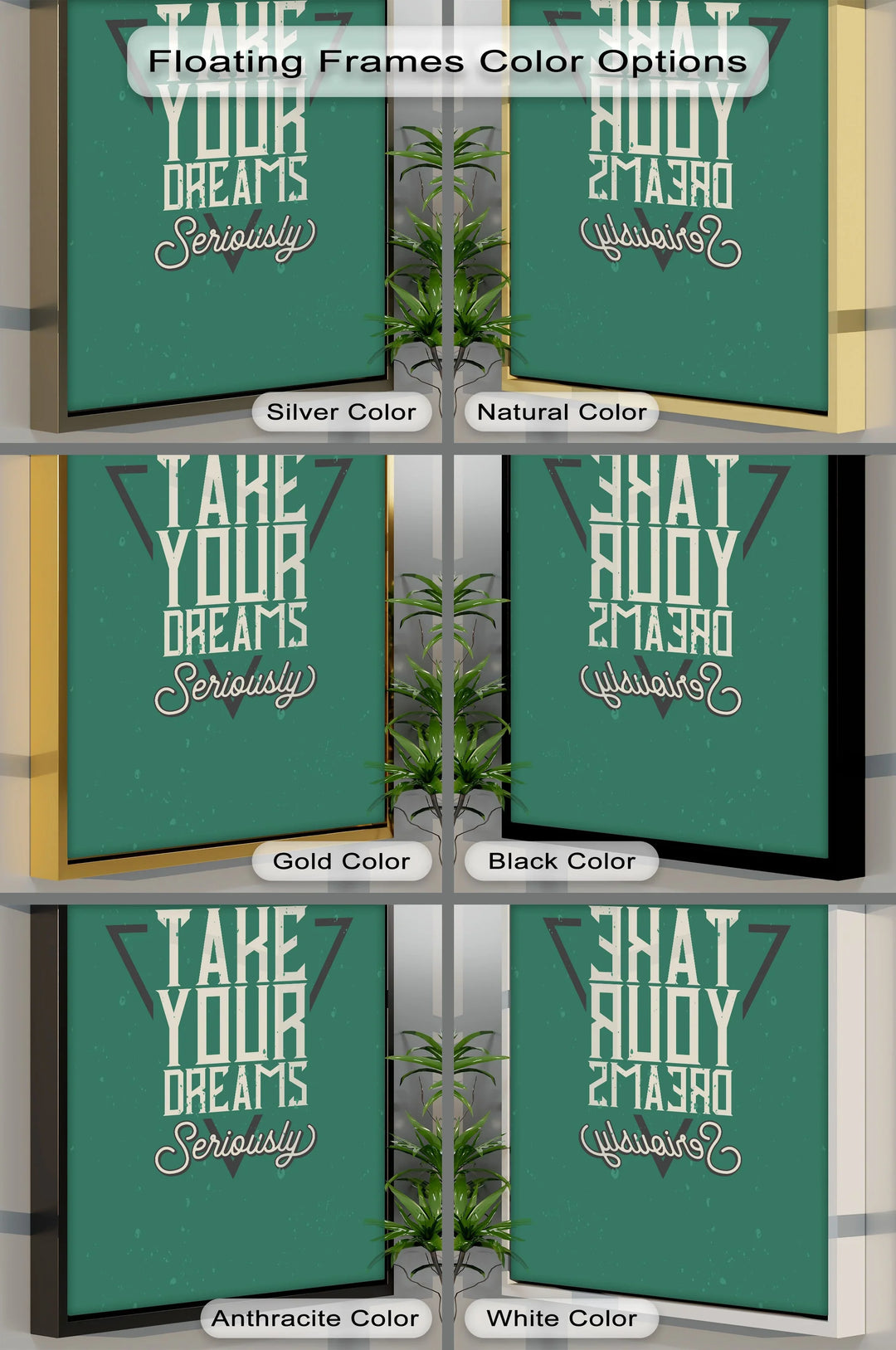 Take Your Dreams Seriously – Inspirational Canvas Print