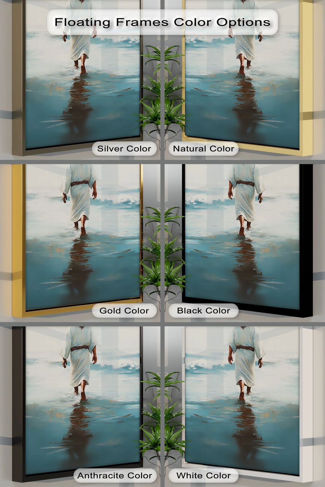 Divine Path – Jesus Walking on Water Canvas Prints - MyPhotoStation