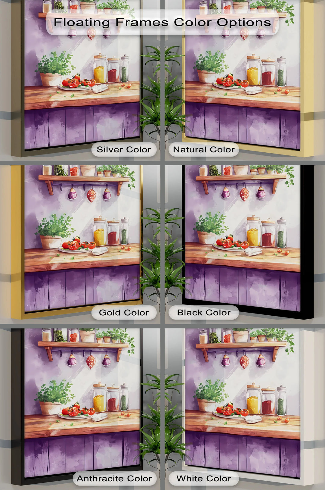 Herb & Spice Kitchen – Rustic Pantry-Inspired Canvas Print - MyPhotoStation